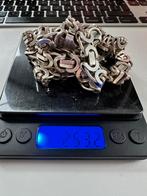 Zware zilveren platte XL koningsketting + armband - 253 gram, Sieraden, Tassen en Uiterlijk, Ophalen of Verzenden, Gebruikt, Zilver