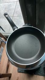 Koekenpan, zo goed als nieuw., Huis en Inrichting, Keuken | Potten en Pannen, Ophalen, Keramische plaat, Aluminium, Zo goed als nieuw