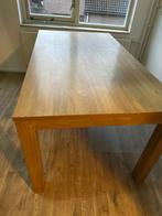 Tafel 160x90 Beuken kleur, Huis en Inrichting, Tafels | Eettafels, Ophalen, Gebruikt, 50 tot 100 cm, 150 tot 200 cm