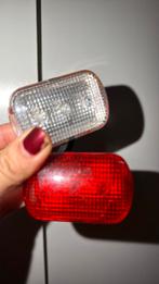 Fietslampjes rood en wit geel, setje €5 werk op 2x aaa, Ophalen of Verzenden, Verlichtingsset