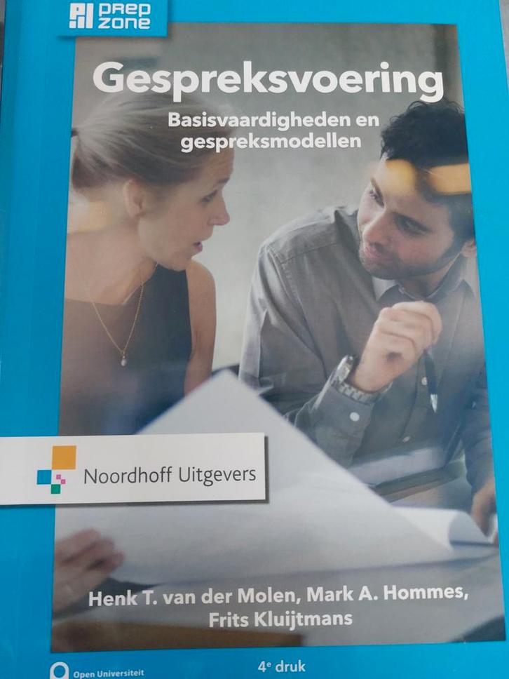 Gespreksvoering: Basisvaardigheden en gespreksmodellen, Boeken, Studieboeken en Cursussen, Gelezen, HBO, Ophalen of Verzenden