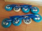 Skeeler onderstel plus wielen powerslide, Sport en Fitness, Skeelers, Ophalen, Gebruikt, Wielen of Lagers, Powerslide