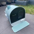 Pawhut Prachtige Kattenbak Lichtblauw - met Lade en Schepje, Dieren en Toebehoren, Ophalen, Zo goed als nieuw