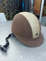 Charles Owen cap gold sparkley maat 56, Dieren en Toebehoren, Ophalen of Verzenden, Dressuur, Cap