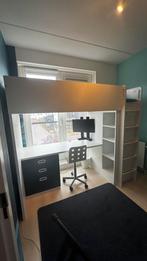 IKEA hoogslaper Smastad (Stuva) wit/zwart, Ophalen, Gebruikt, Eenpersoons, 90 cm