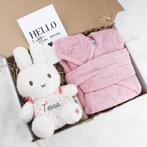 Kraamcadeau baby: Geboorte pakket nijntje pink met naam