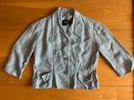Vintage kort lichtblauw jasje jaren ‘50 maat M, Maat 38/40 (M), Blauw, Ophalen of Verzenden, Jasje
