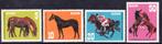 ddr 1967 pf mi 1302 - 1305 paarden, Verzenden, Postfris, Dier of Natuur