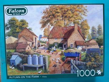 Falcon puzzel  autumn on the farm beschikbaar voor biedingen