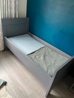 Peuterbed antraciet grijs., Huis en Inrichting, Slaapkamer | Bedden, Ophalen, Gebruikt, Eenpersoons, 200 cm