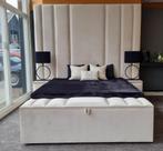 Direct ophalen | Maatwerk | Luxury Boxspring Bed | Utrecht, Ophalen, Crème, 180 cm, 200 cm