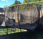 Trampoline  370x240x270 met net, Kinderen en Baby's, Speelgoed | Buiten | Trampolines, Ophalen, Gebruikt