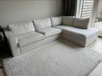 Hoekbank Thomas beige Karwei, Huis en Inrichting, Banken | Complete zithoeken, Ophalen, Zo goed als nieuw, Stof