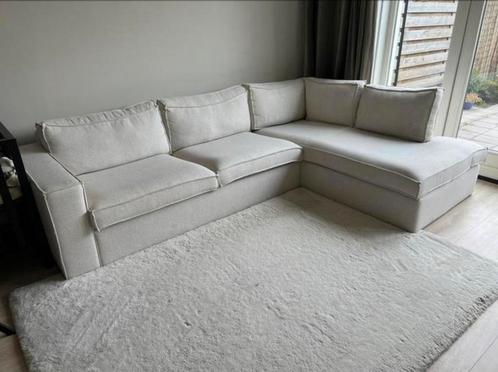 Hoekbank Thomas beige Karwei, Huis en Inrichting, Banken | Complete zithoeken, Zo goed als nieuw, Stof, Ophalen