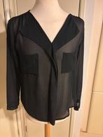Zwarte blouse fame - Maat L, Kleding | Dames, Ophalen of Verzenden, Zo goed als nieuw, Maat 38/40 (M), Zwart