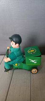 Antiek blikken Tintoys China MF969 postbode driewieler, Ophalen of Verzenden