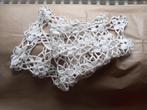 vintage haakwerk Frans brocante decoratie sjaal bloem kleed, Ophalen