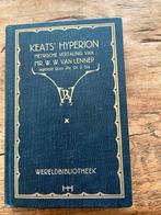 Keats - Hyperion, vertaling van Lennep, 1927, Boeken, Ophalen of Verzenden, Gelezen, Nederland
