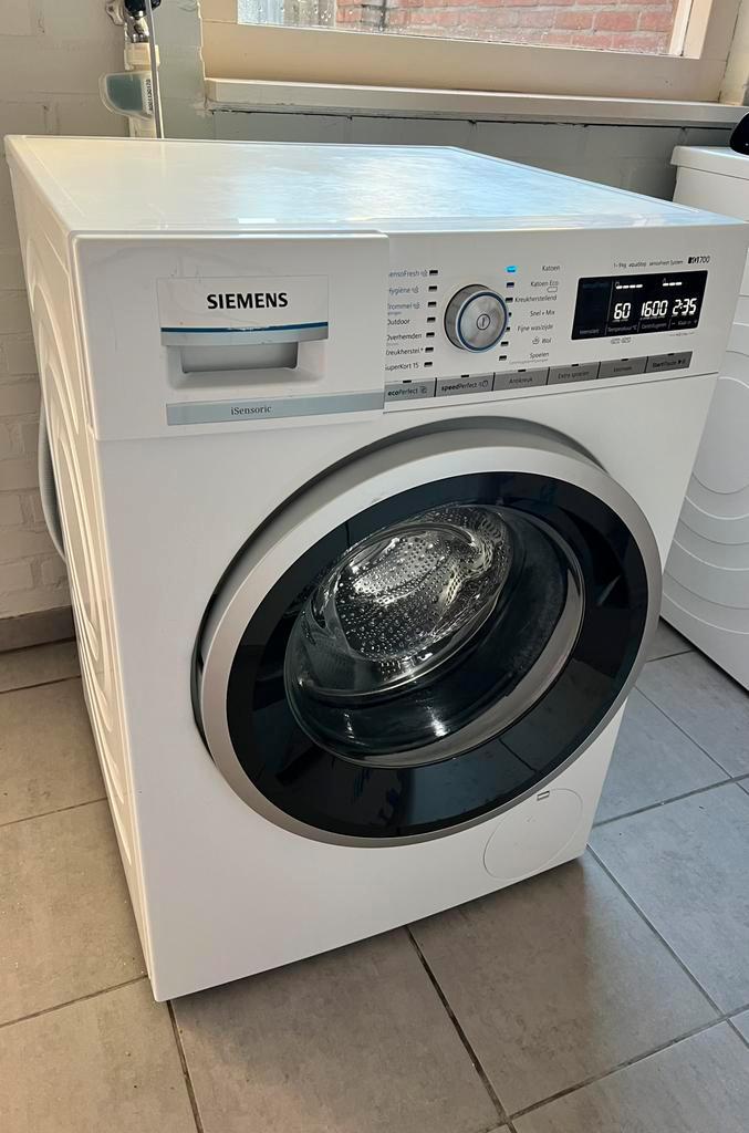 Siemens wasmachine – WM16W790NL met Sensofresh, Witgoed en Apparatuur, Wasmachines, Gebruikt, 8 tot 10 kg, 85 tot 90 cm, 1200 tot 1600 toeren