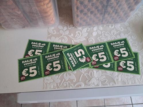 HEB NOG 11 PLUS VOUCHERS DAGJE UIT GRATIS ALLEEN OPHALEN., Hobby en Vrije tijd, Spaarzegeltjes, Zegels, Bonnen of Punten, Ophalen