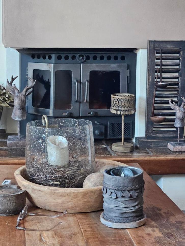 Inbouwhaard Barbas, Huis en Inrichting, Haarden, Gebruikt, Houthaard, Ophalen