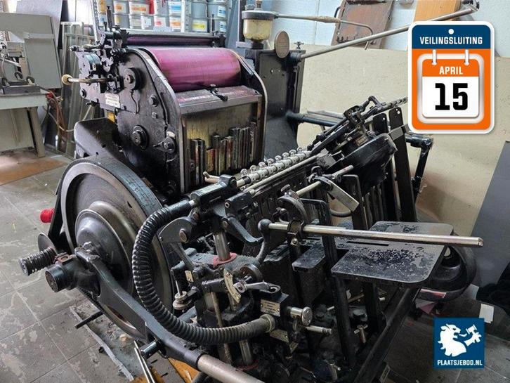 FAILLISSEMENTSVEILING Drukkerij te Rotterdam, Zakelijke goederen, Machines en Bouw | Industrie en Techniek, Ophalen