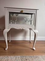 Vintage drankenkastje / vitrinekastje, Ophalen, Gebruikt, Met klep(pen), 100 tot 150 cm