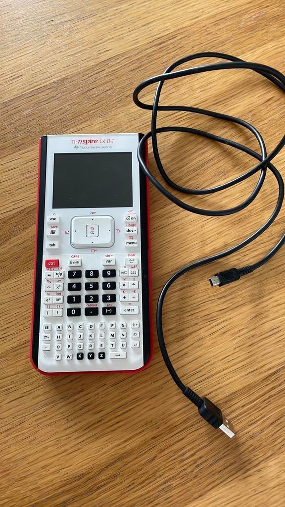 Grafische rekenmachine - TI-nspire CX II-T, Diversen, Rekenmachines, Ophalen of Verzenden, Grafische rekenmachine, Zo goed als nieuw