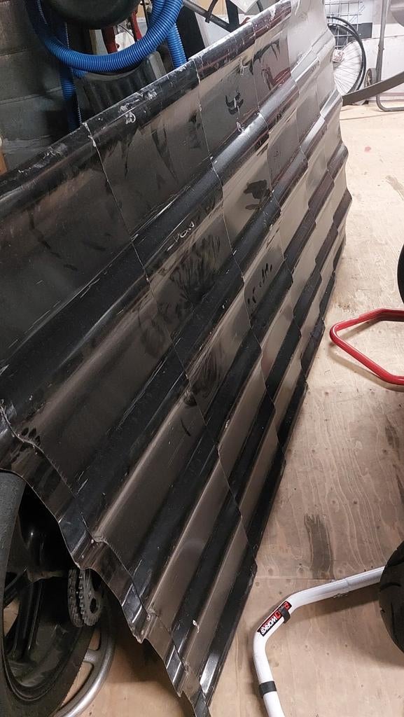 Dakpanplaat staal, Dakplaat of Dakpanplaat, Zwart, Nieuw, Ophalen of Verzenden