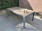 Tuintafel polywood 205x100 cm met onderhoudsmiddelen, Ophalen, Zo goed als nieuw, Rechthoekig, Kunststof