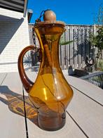 Amberkleurige glazen karaf Sangria, Ophalen of Verzenden