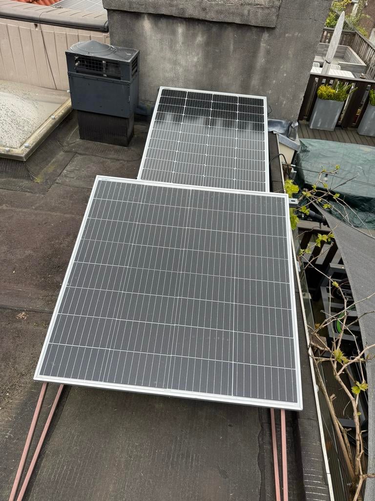 Zo goed als nieuwe zonnepanelen set., Doe-het-zelf en Verbouw, Zonnepanelen en Toebehoren, Ophalen, Zo goed als nieuw, Compleet systeem