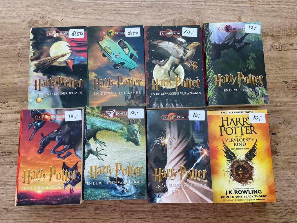 Harry potter boeken serie J K Rowling, zgan, los of hele set, Boeken, Ophalen of Verzenden, Zo goed als nieuw, Fictie
