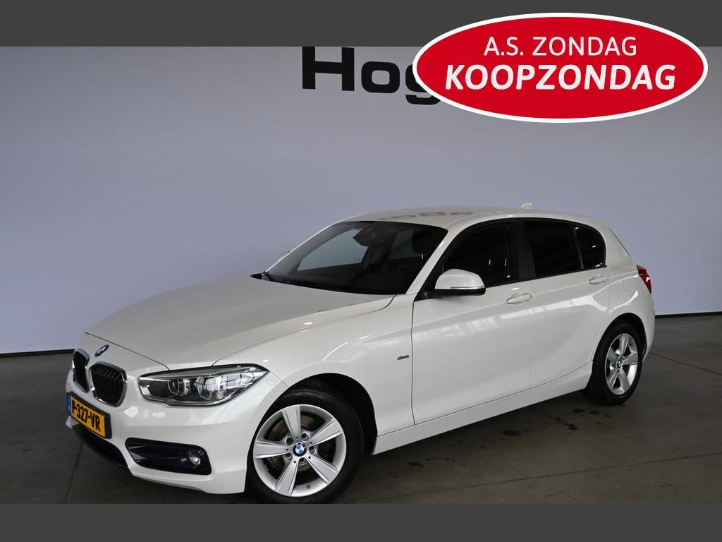 BMW 1-serie 116i Sport Cima Navigatie Cruise Control LED Sto, Auto's, BMW, 1-Serie, Traction-control, Met garantie (alle), Wit