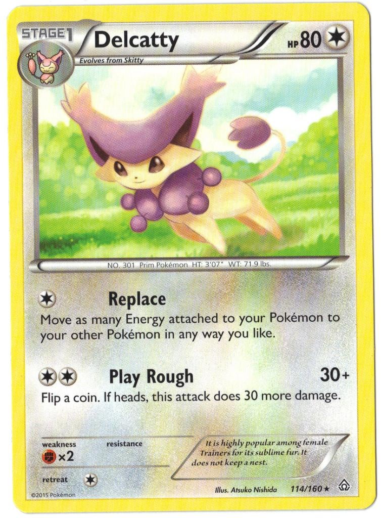 Primal Clash,  Delcatty [rare] 114/160, Verzenden, Nieuw, Losse kaart
