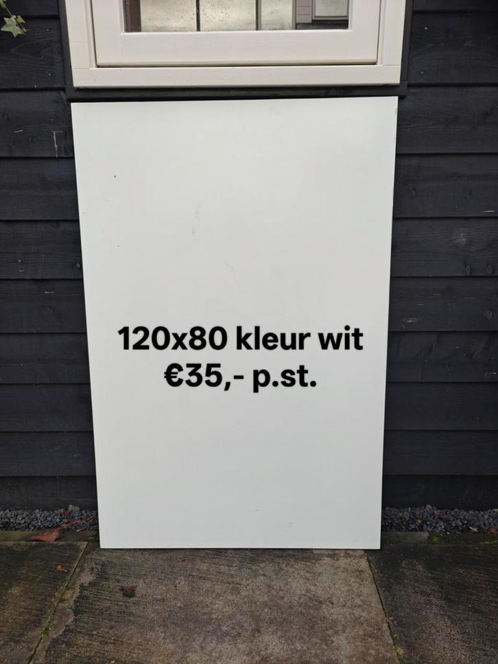 Partij trespa platen 12mm, Doe-het-zelf en Verbouw, Platen en Panelen, Zo goed als nieuw, HPL, Minder dan 20 mm, Ophalen