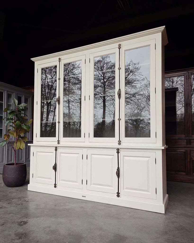 Franse Servieskast | Buffetkast XL | Winkelkast #4071, Huis en Inrichting, Kasten | Buffetkasten, Niet ingevuld, 200 cm of meer