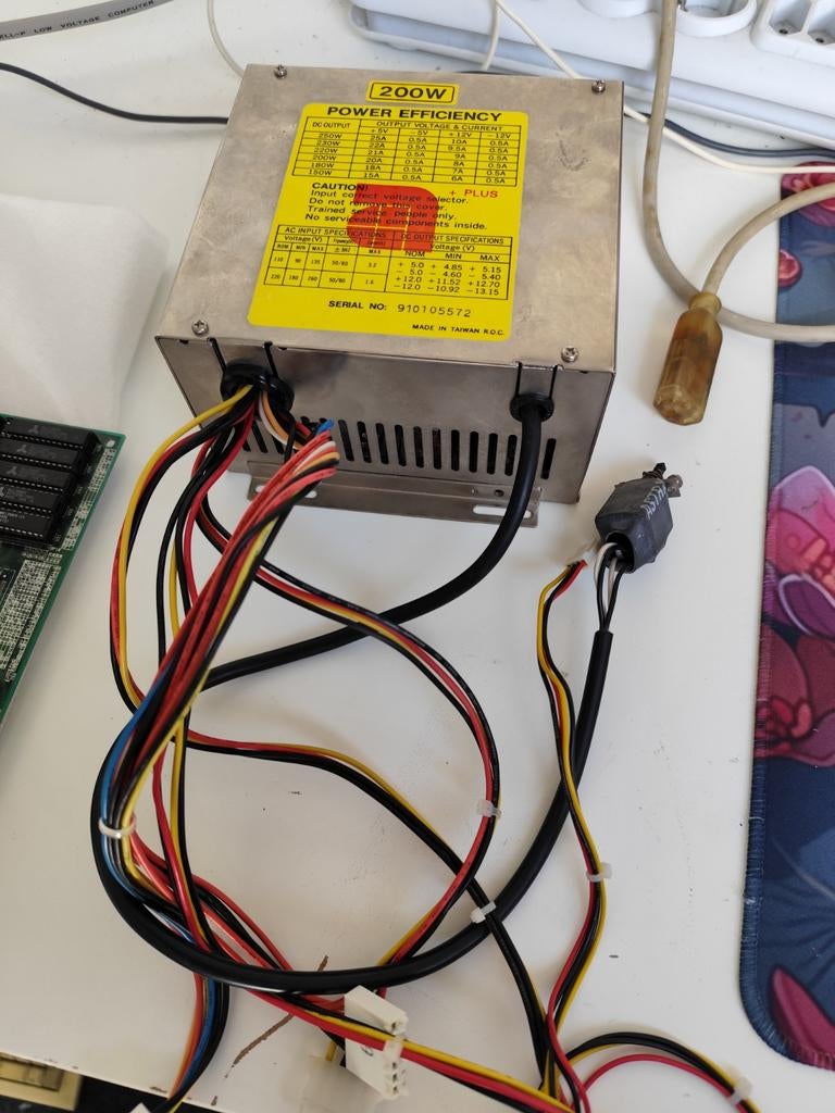 AT voeding 200 watt vintage computer, Ophalen of Verzenden