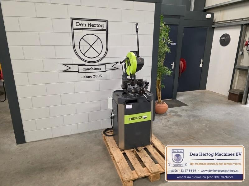 Bewo 315 LT met koeling 100x100mm dubbelverstek zagen 400V, Ophalen, 70 mm of meer, Bewo, Zo goed als nieuw