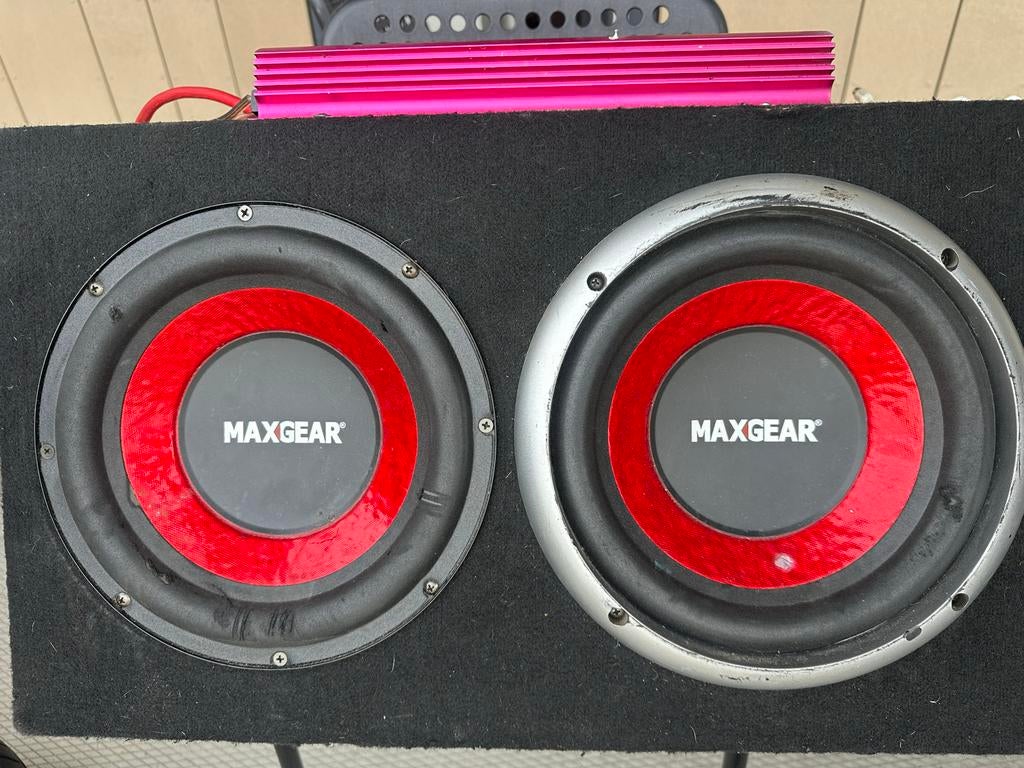 700W Subwoofer voor auto met versterker, Auto diversen, Autoradio's, Gebruikt, Ophalen