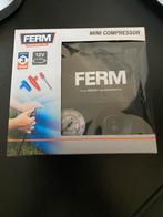 Ferm | Mini Compressor | 12V | Max 10 bar, 6 tot 10 bar, Nieuw, Ophalen of Verzenden, Minder dan 200 liter/min