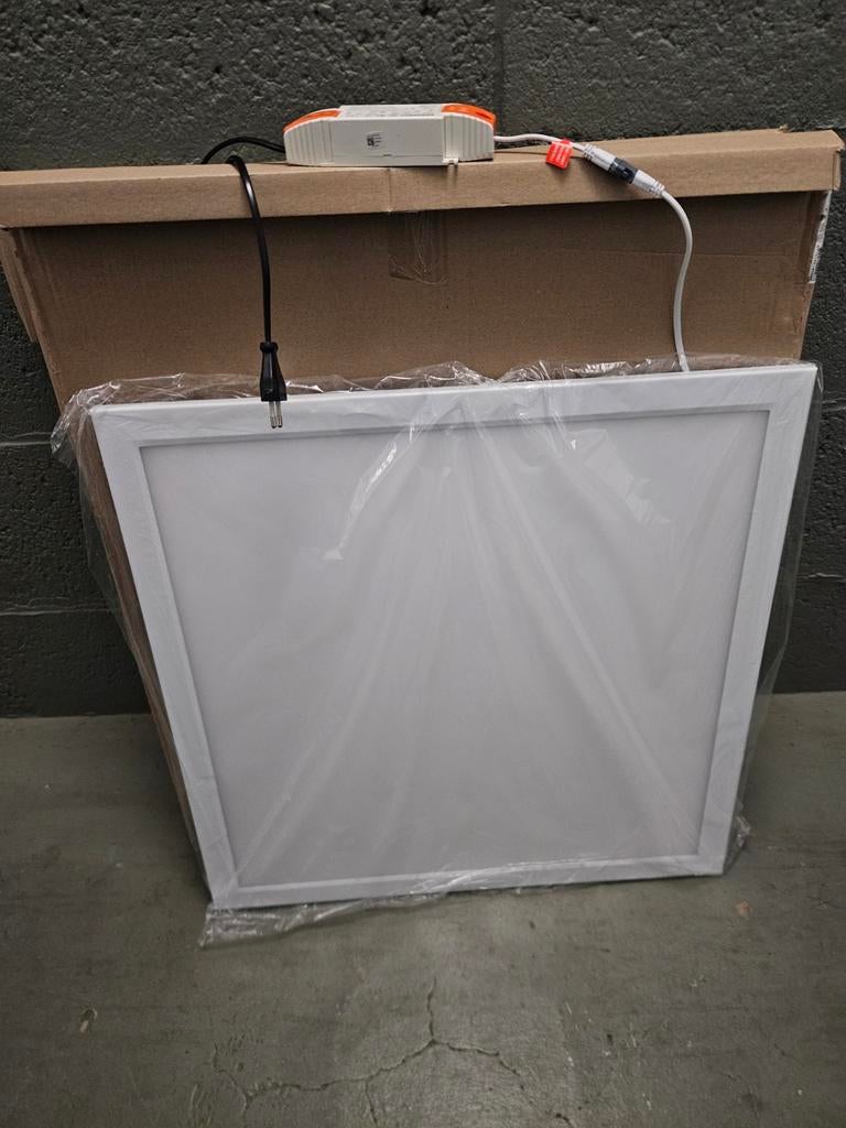 2x Norton LED paneel 60x60cm plafondlamp 3000K, Ophalen, Nieuw