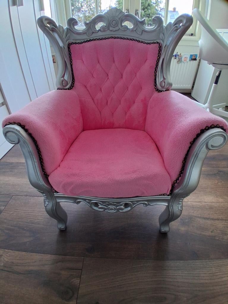 Prinsessenstoel roze, Ophalen, Gebruikt, Stoel(en)