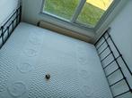 Ikea bed 160 met gel matras, Huis en Inrichting, Slaapkamer | Bedden, Ophalen, Gebruikt, Zwart, Tweepersoons
