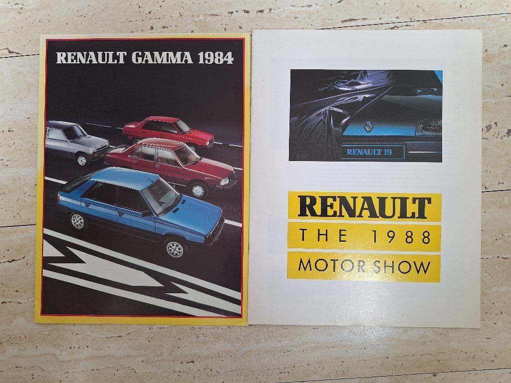 Renault programma 1984 en 1988, Ophalen of Verzenden, Zo goed als nieuw, Renault
