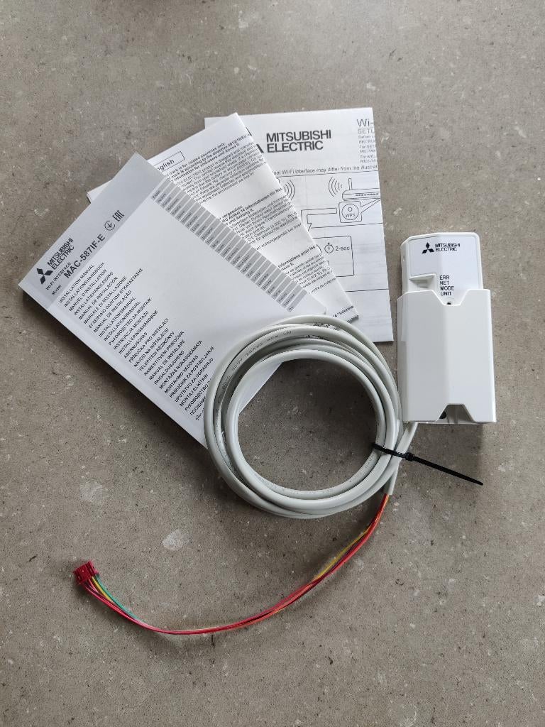 Mitsubishi Electric WiFi Module (MAC-5871F-E), Koelen en Ontvochtigen, 3 snelheden of meer, Ophalen of Verzenden, Zo goed als nieuw