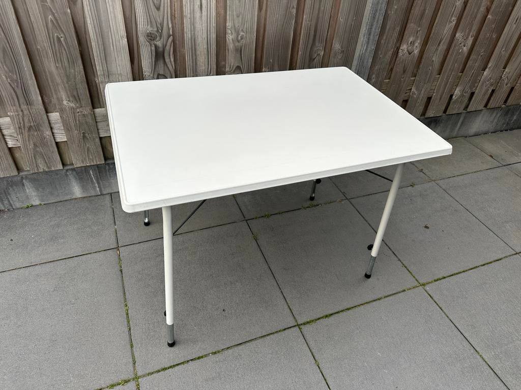 Campingtafel camping tafel in hoogte verstelbaar, Caravans en Kamperen, Ophalen, Gebruikt, Campingtafel