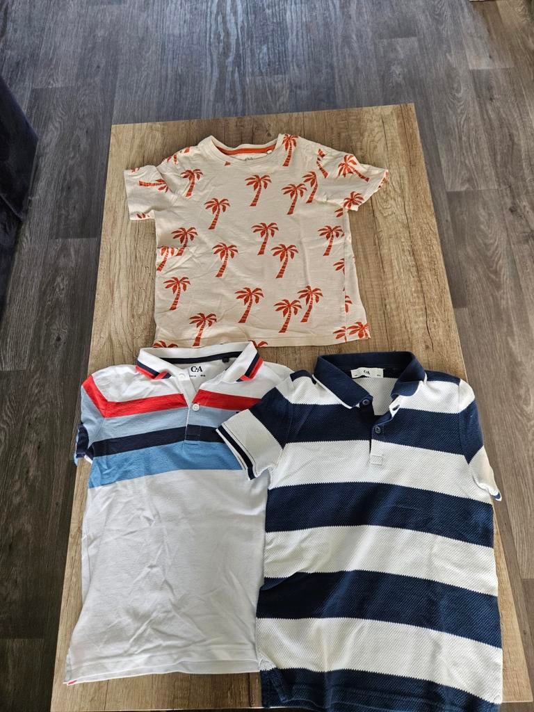 3 jongens t shirts maat 128, Kinderen en Baby's, Kinderkleding | Maat 128, Ophalen of Verzenden, Jongen, Shirt of Longsleeve