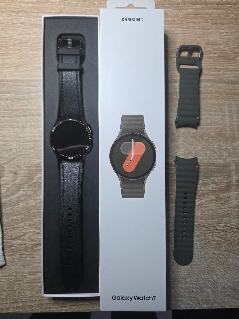 Galaxy Watch 7 40mm, Zwart, Nieuw, Samsung ⌚️, Ophalen of Verzenden