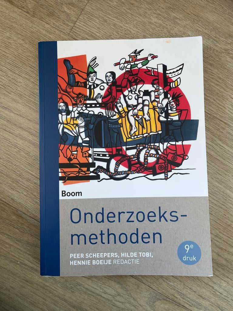 Onderzoeksmethoden 9e druk, Boeken, Ophalen of Verzenden, Gamma, Zo goed als nieuw, HBO